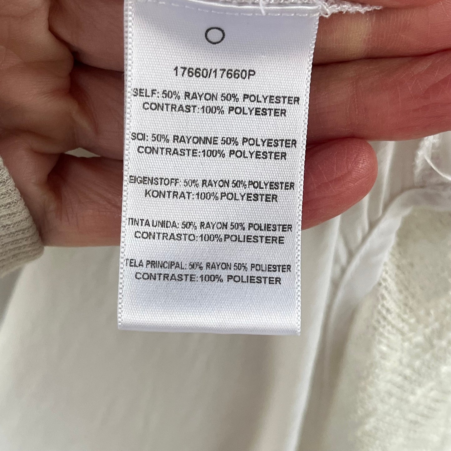 Anthropologie Dolan Contrast Anorak Cardigan Ivory Size M