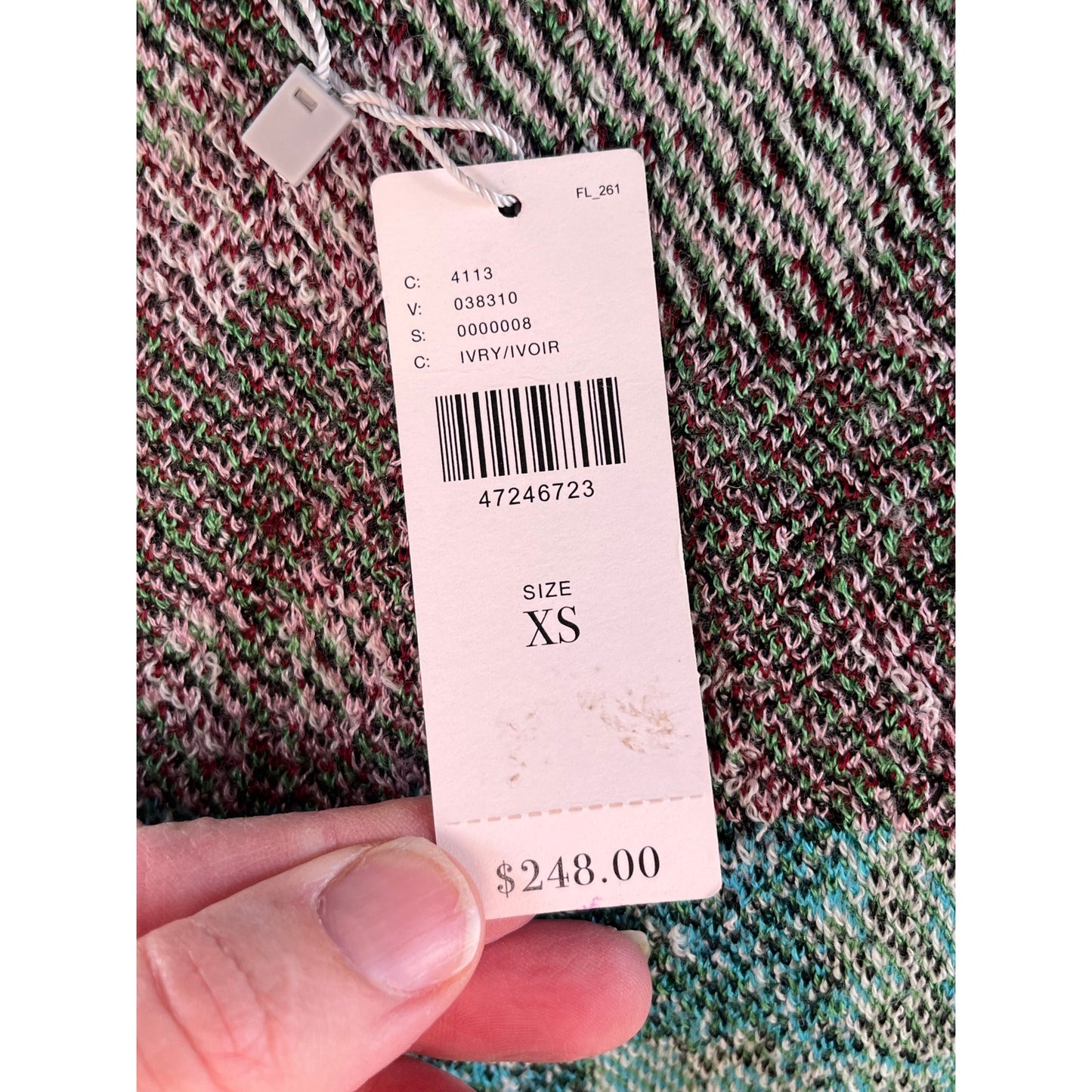 Anthropologie AldoMartins Floral Intarsia Cardigan Size XS. NEW