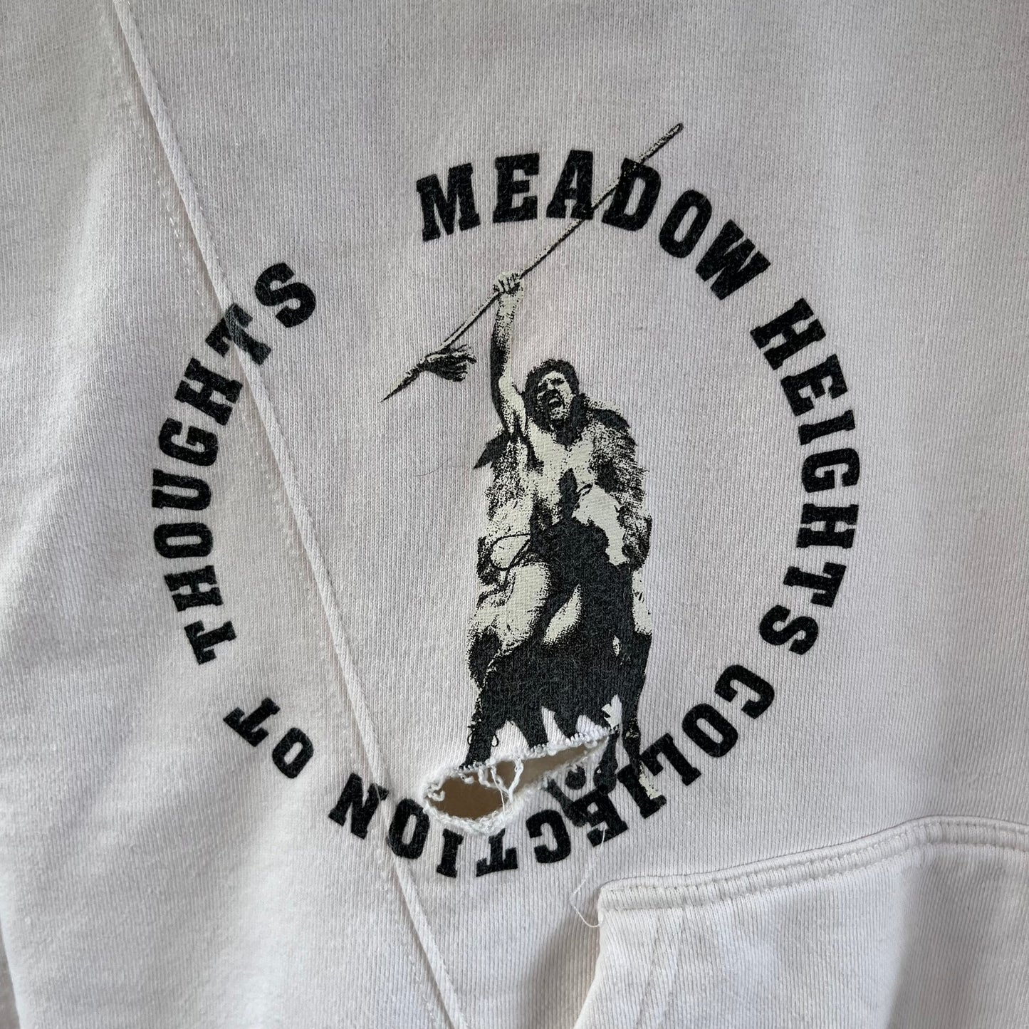 Off White Men's Meadow Heights Collection OT Thoughts Hoodie Size XL- RARE