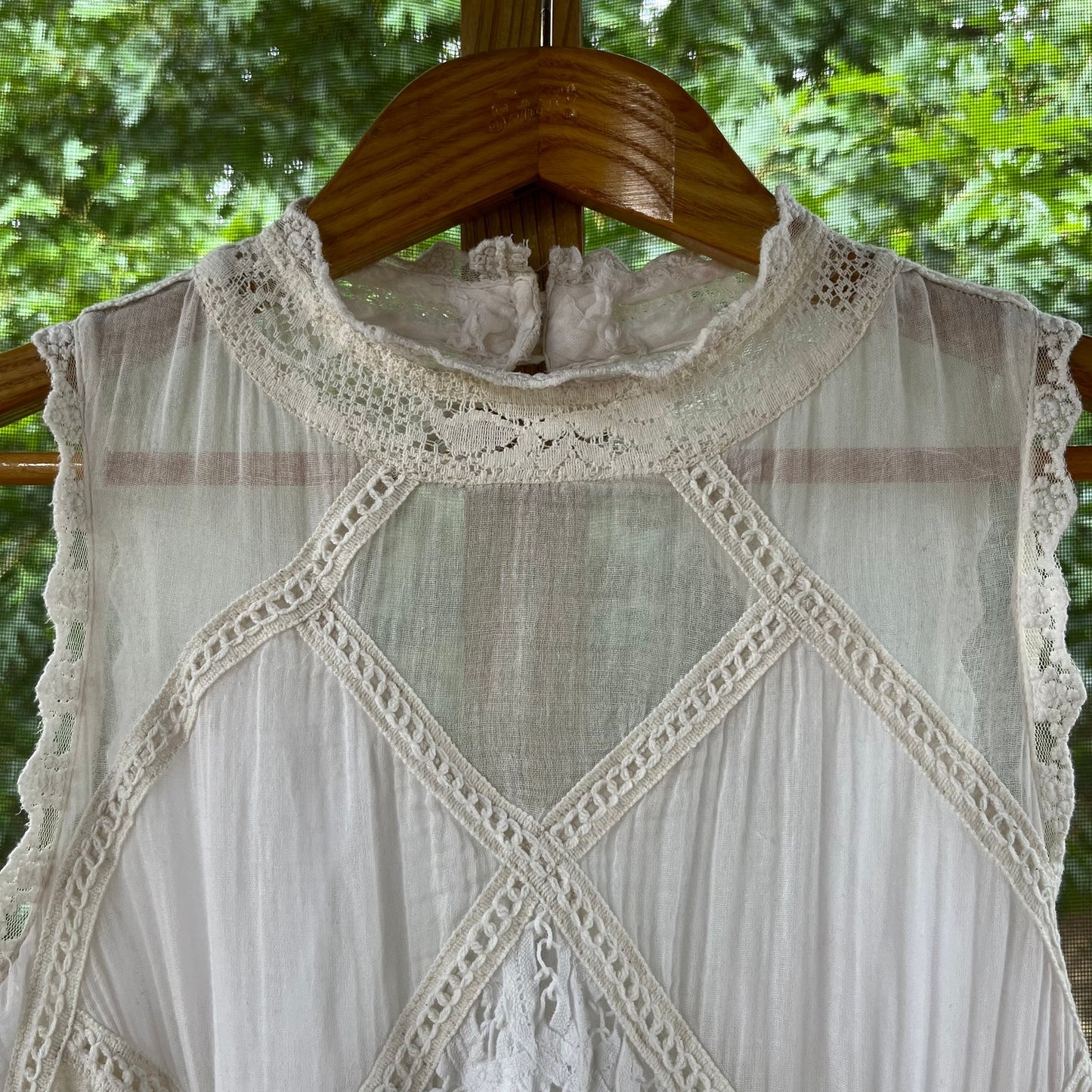 Free People Angel Lace Dress In Ivory Size XS