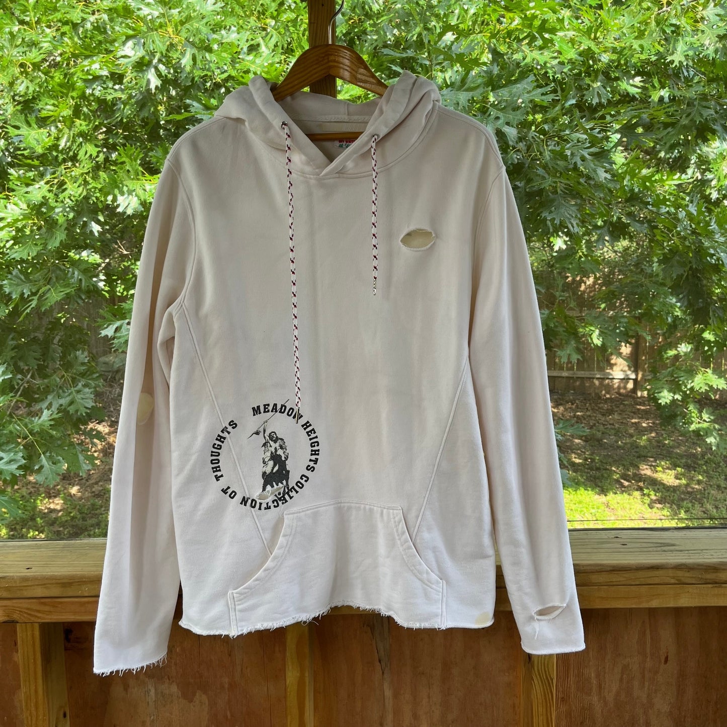 Off White Men's Meadow Heights Collection OT Thoughts Hoodie Size XL- RARE