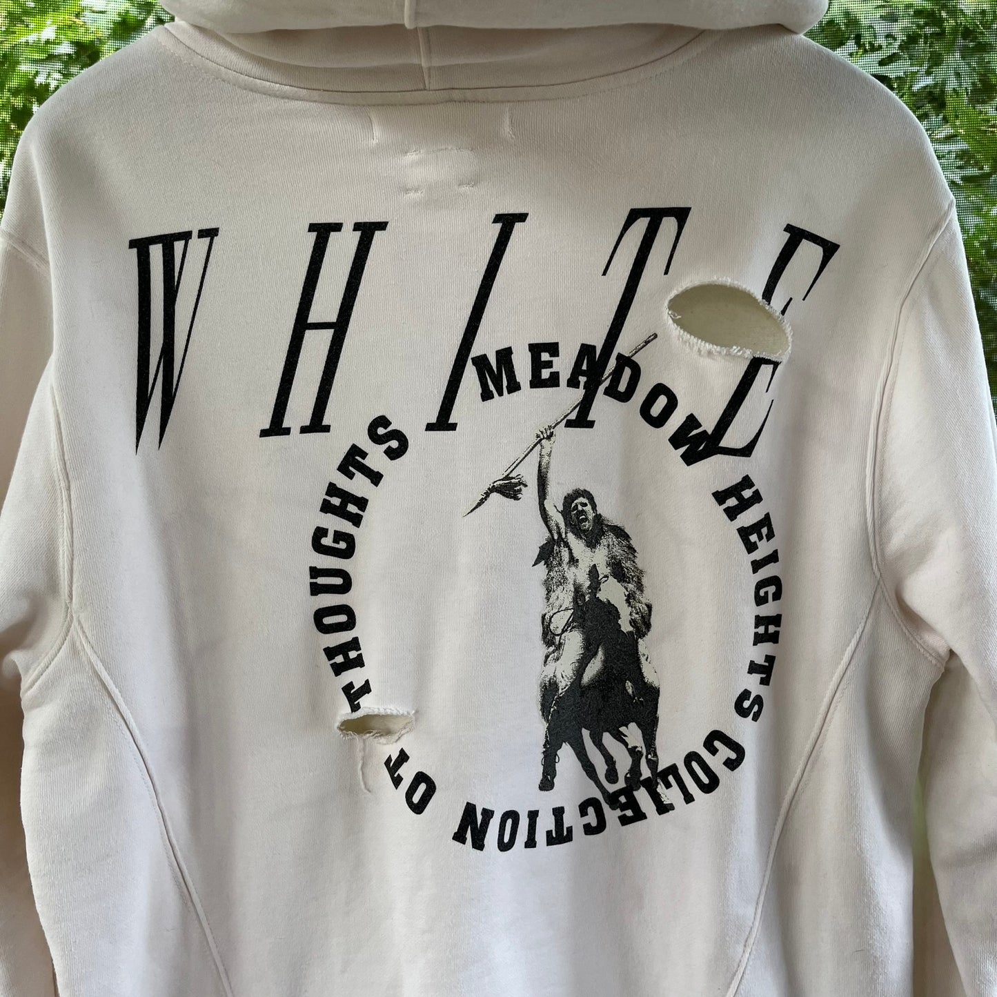 Off White Men's Meadow Heights Collection OT Thoughts Hoodie Size XL- RARE