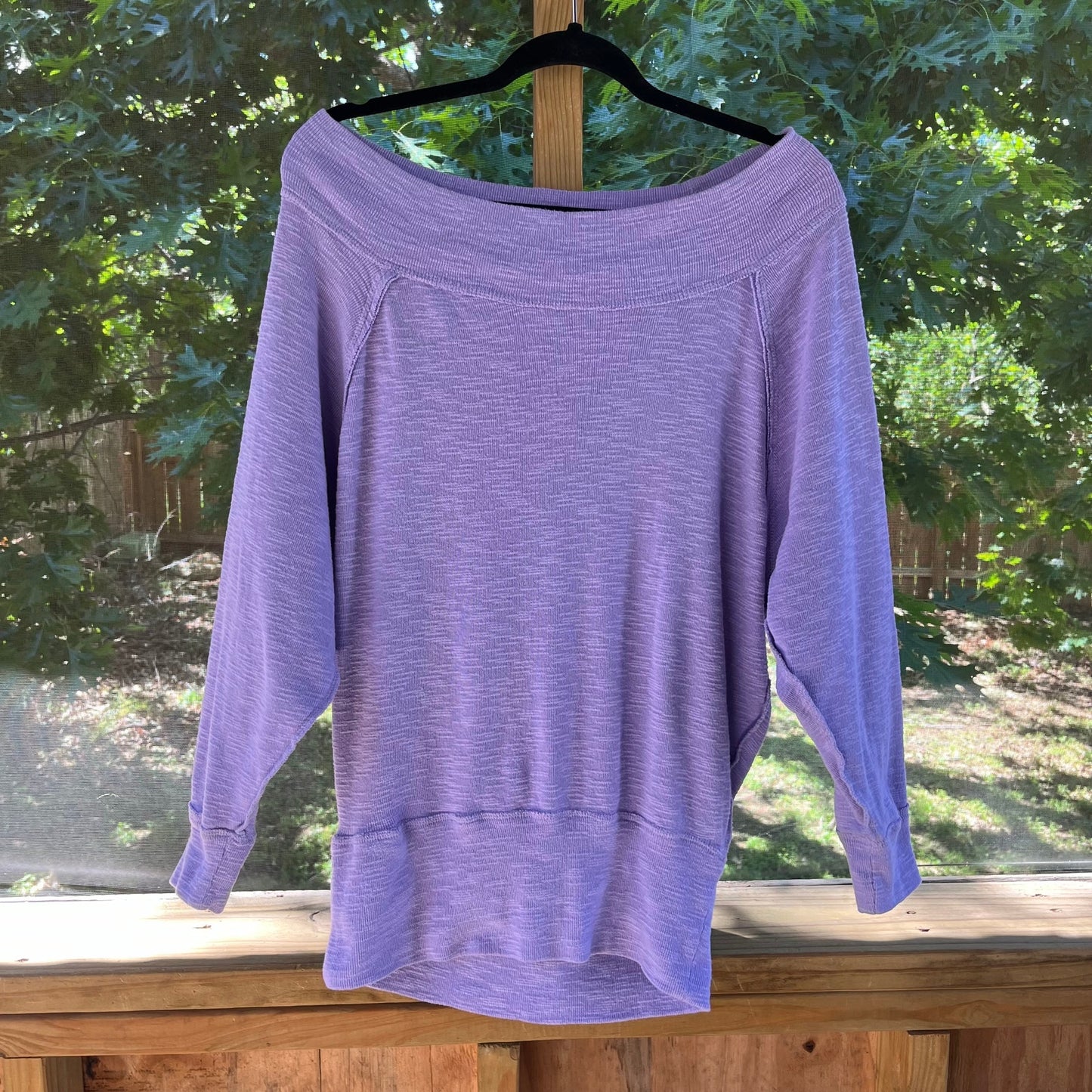 Free People We The Free Palisades Off The Shoulder Top In Lilac Dust Size S