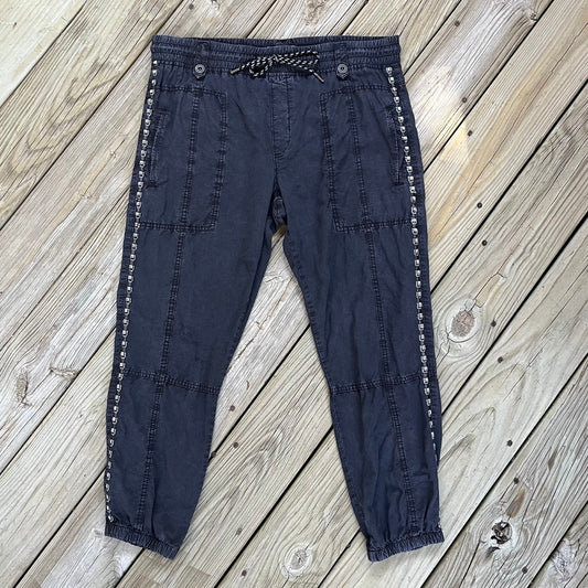 Anthropologie Ripstop Utility Joggers Size L Dark Grey