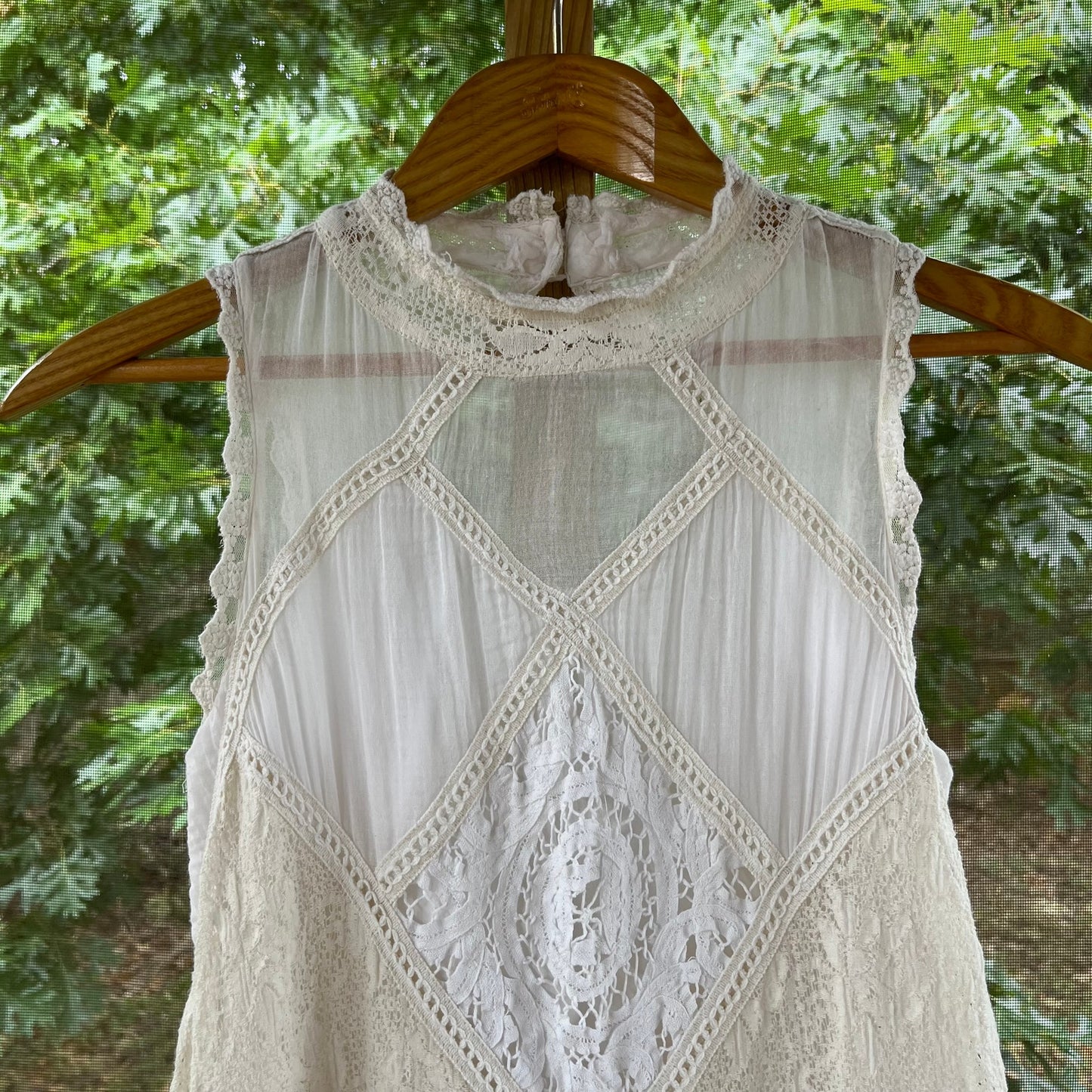 Free People Angel Lace Dress In Ivory Size XS