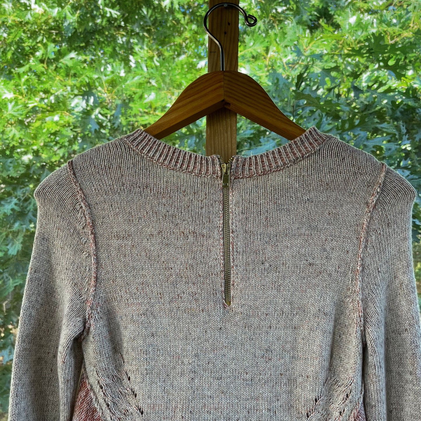 Anthropologie Moth Anita Cable Knit Pullover Sweater Size XS