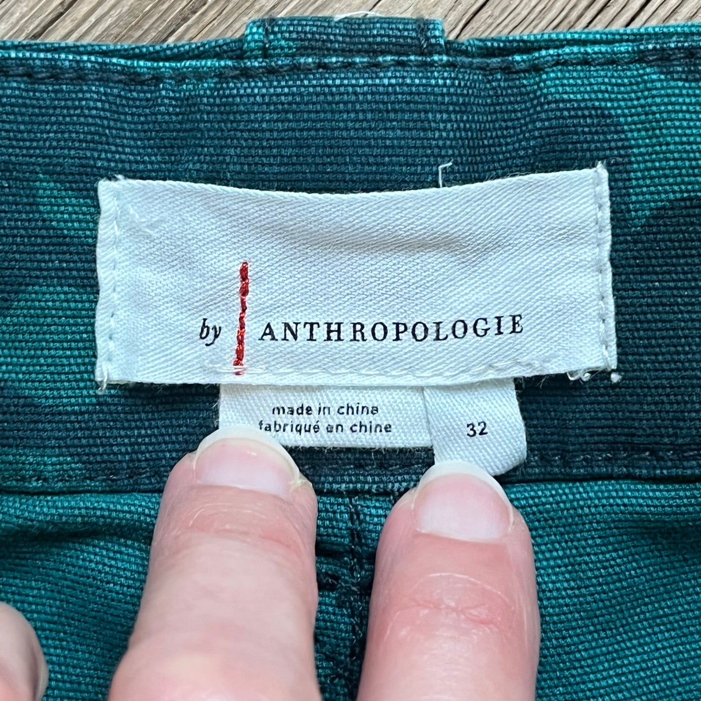 Anthropologie Austin Camo Cargo Pants Green Size 32 Waist