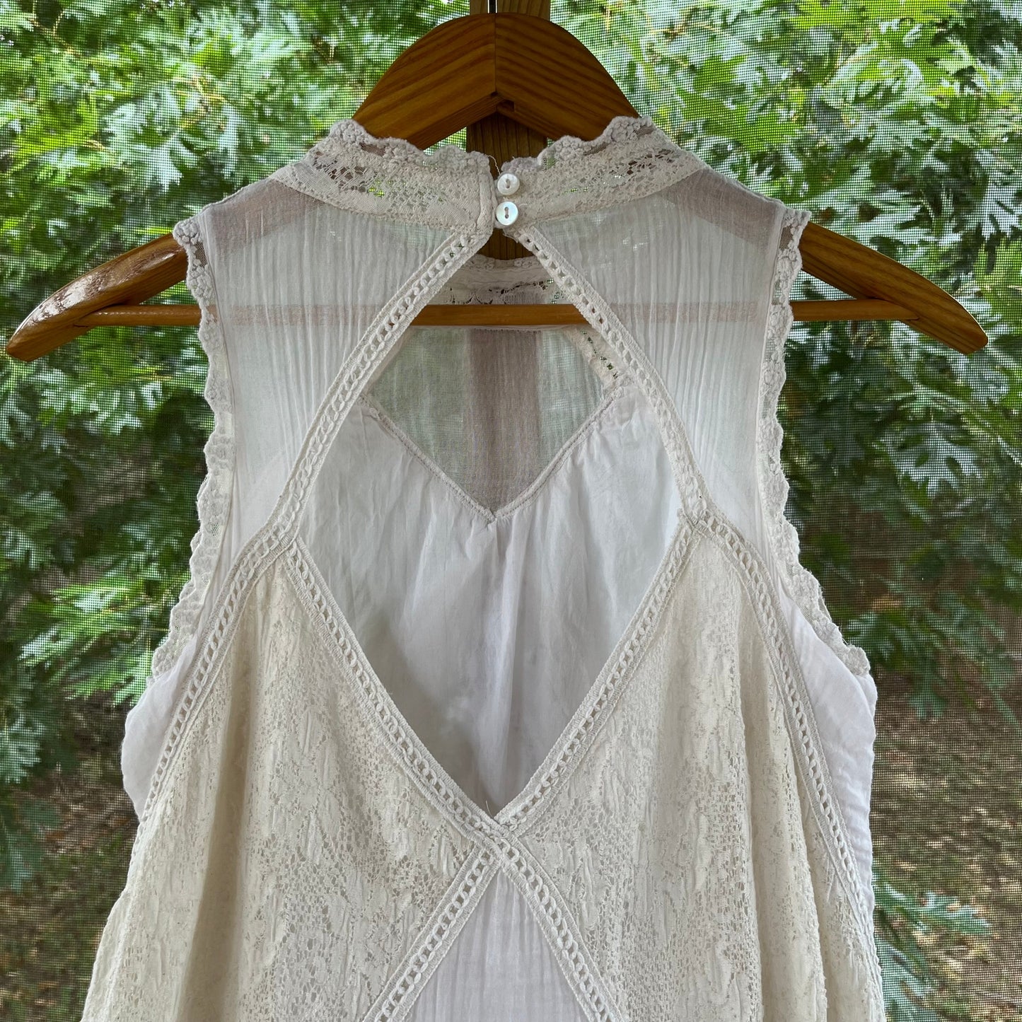 Free People Angel Lace Dress In Ivory Size XS