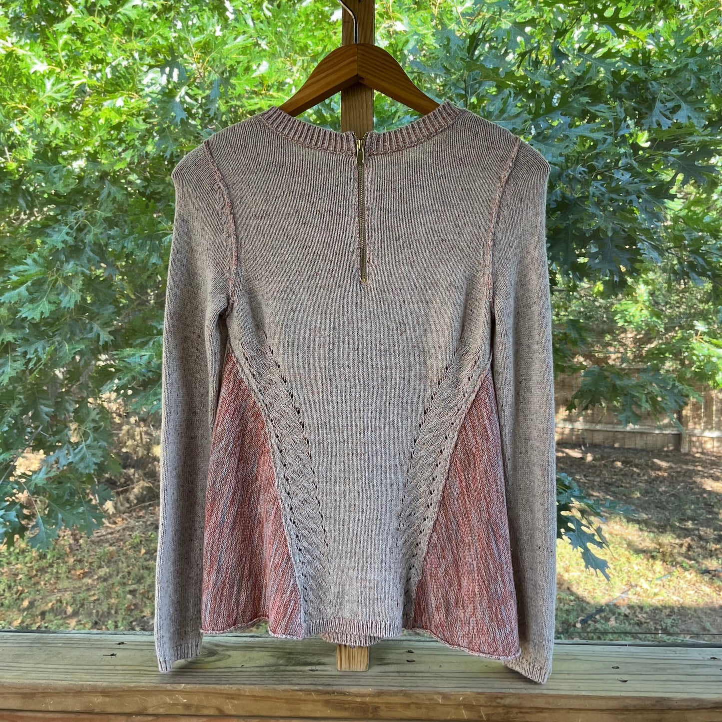 Anthropologie Moth Anita Cable Knit Pullover Sweater Size XS