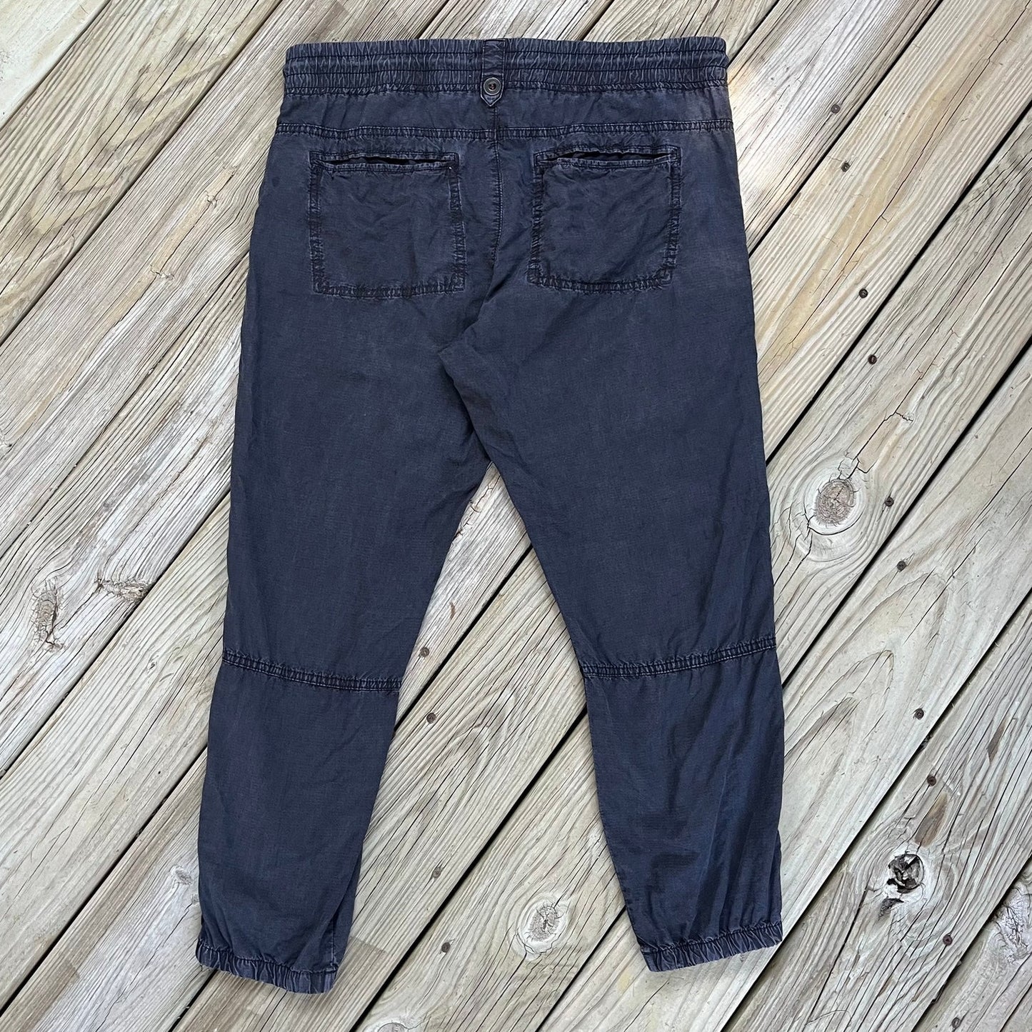 Anthropologie Ripstop Utility Joggers Size L Dark Grey