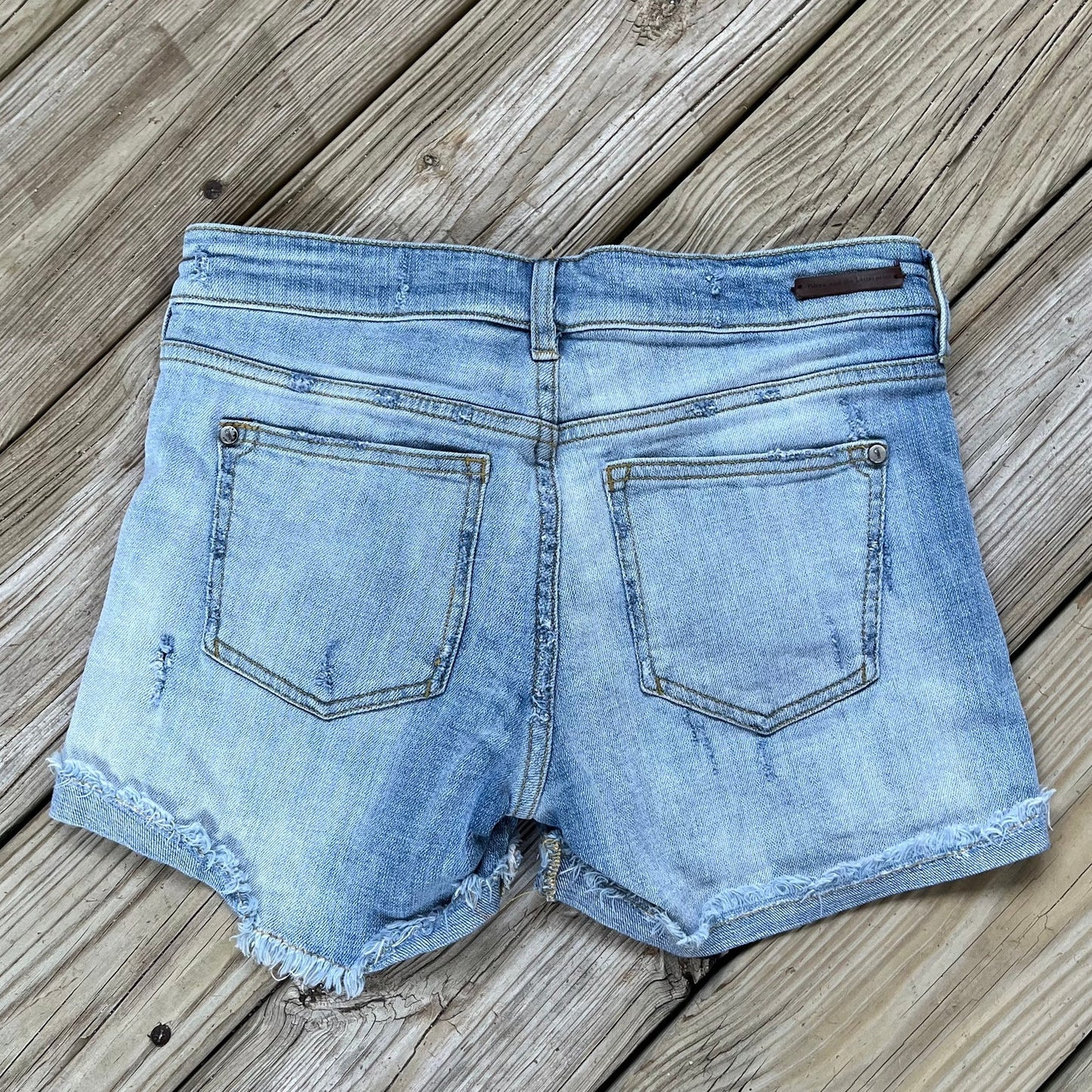 Anthropologie Pilcro And The Letterpress Hypen Jean Shorts Size 25