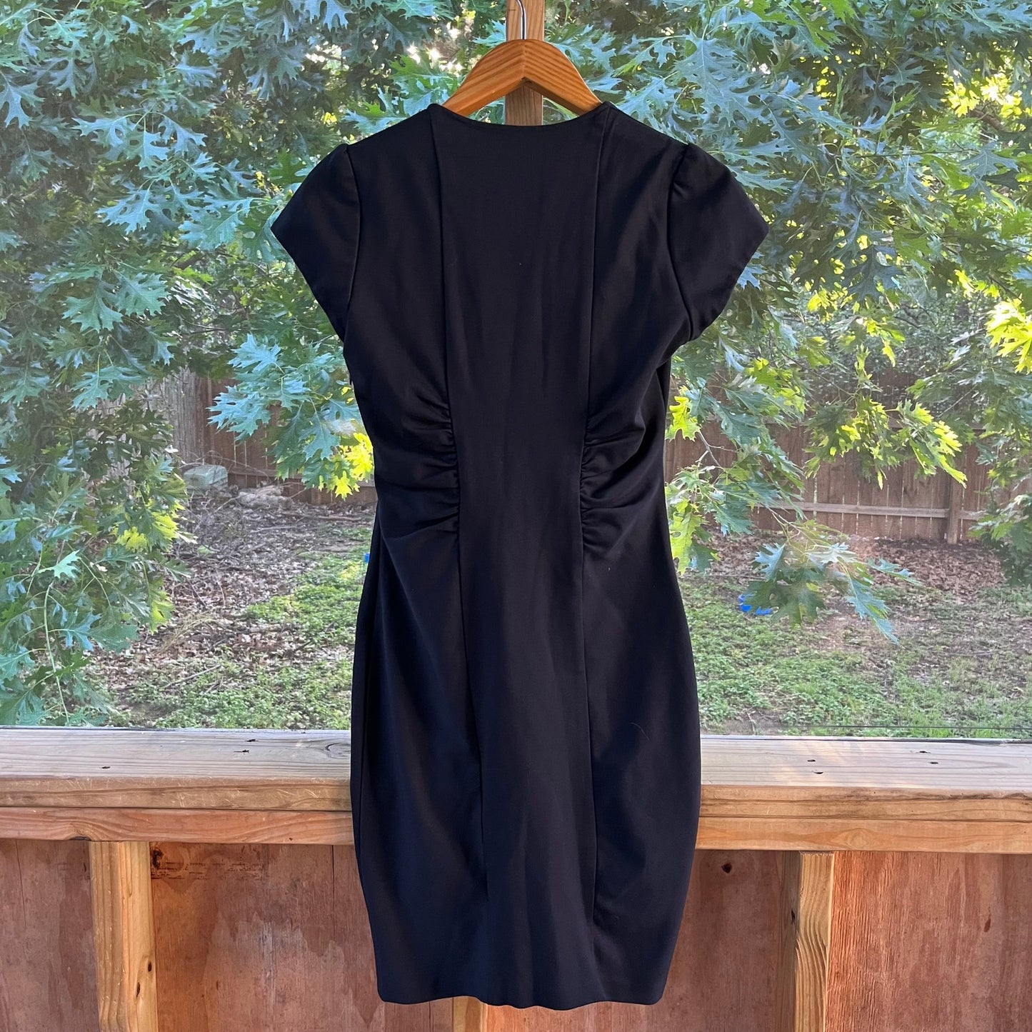 Anthropologie Drew Black Rosie Mini Sheath Dress Size M