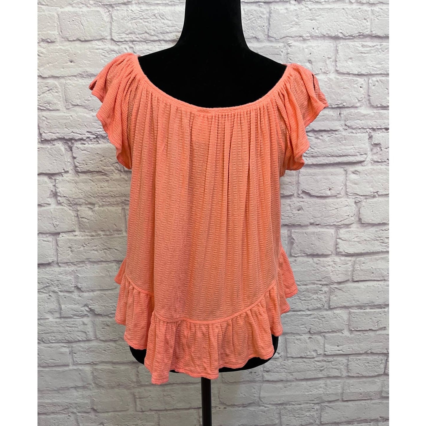 Free People We The Free Mint Julep Top In Coral Size S.